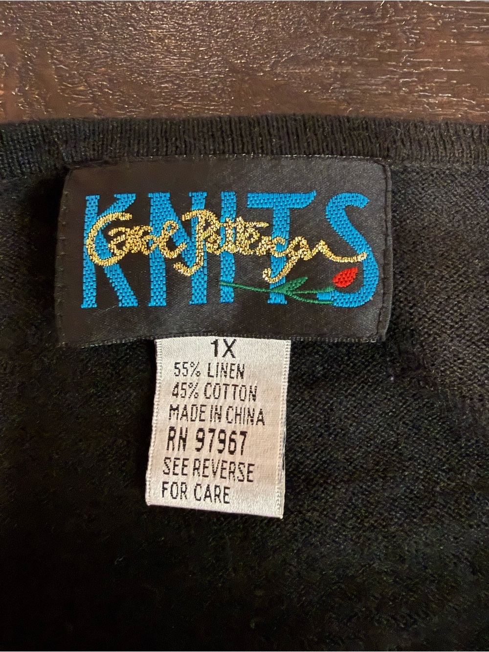 Vintage Carol Patterson Knits Butterfly Cardigan - Picture 4 of 8